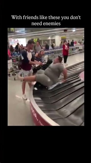 This airport prank went too far! 🤦‍♂️