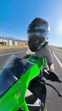 I saw another green Ninja and HAD to catch her 😂 #Shorts
