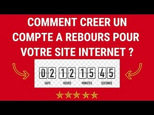 Comment créer un compte a rebours pour mon site ?
