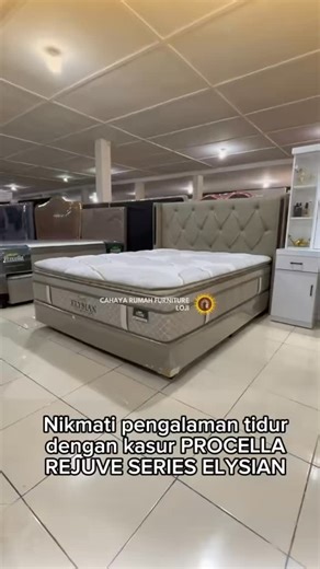 CAHAYA RUMAH FURNITURE on Instagram: "💤 Tidur Berkualitas = Hidup Berkualitas! Kenapa masih kompromi dengan tidur yang biasa-biasa saja kalau kamu bisa bangun setiap hari lebih segar, lebih fokus, dan bebas pegal? Procella Elysian bukan kasur biasa — ini transformasi tidur kamu! Garansi per sampai 20 tahun -Harga kasur aja ukuran 160x200x36cm -feel medium soft Rp.5.000.000 Toko Cahaya Rumah Furniture menjual lemari pakaian, meja makan, sofabed, meja rias, bufet, dan bisa custom sesuai request -