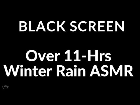 Winter Rain ASMR 🌨️ | Gentle Night Rain Sounds to Fall Asleep Fast 💤