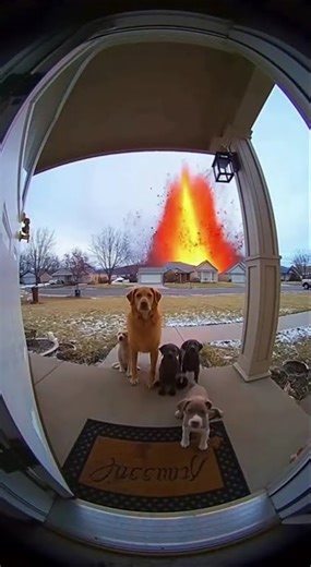 Dogs Survive A Volcano!