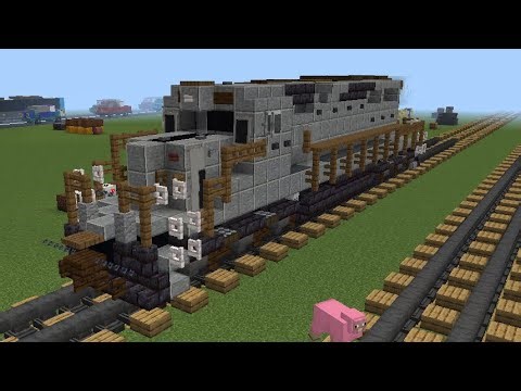 Minecraft SD40 EMD Locomotive Tutorial
