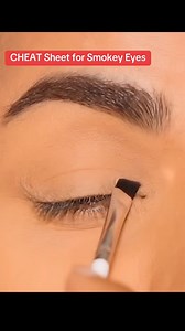Your smoky eye cheat sheet - clear, quick, stunning 🖤 #reels #smokeyeye #makeuptips #eyeshadow | Smitha Deepak