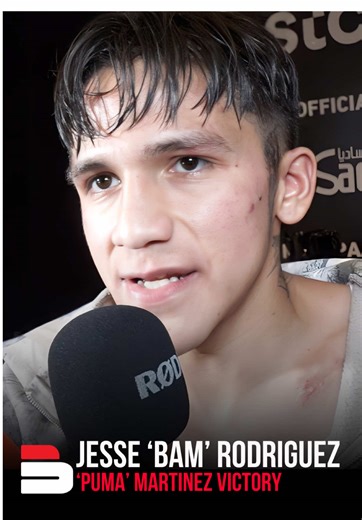 @bam discusses unifying the Super-Flyweight division against ‘Puma’ Martinez whilst missing the birth of his son on fight week #JesseRodriguez #BamRodriguez #BamMartinez #BenavidezYarde #Boxing