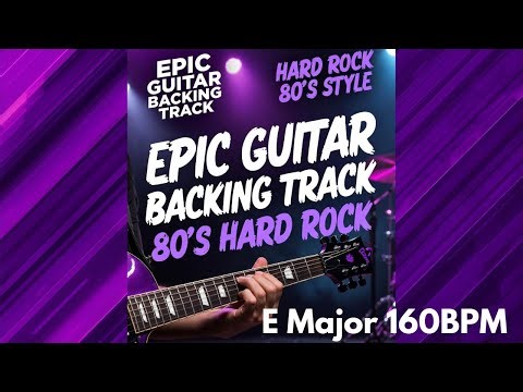 EPIC 80's Rock Backing Track
