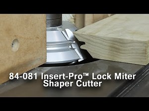 Super-Strong Mitered Corners with the Insert-Pro Lock Miter Shaper Cutter