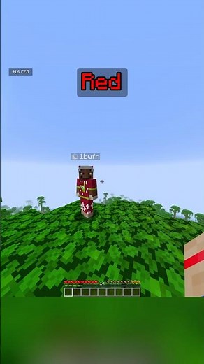 First To Touch The Color Minecraft Challenge