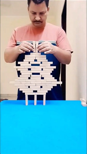 Can Beginners Beat this Jenga Stacking Challenge ⚖️ #shorts #jengablocks #jengachallenge