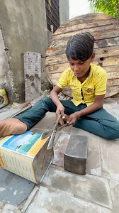 123K views · 1.5K reactions | Amazing boy living in a hut has repurposed junk items into new ones #artwork #talent #handmade #Amazing | Kanji Bubani | Facebook