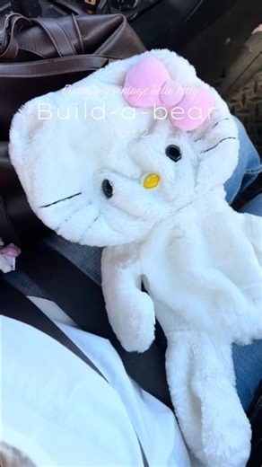 Part 2 Hello kitty build a bear #buildabear #pink #hellokitty #bunnycake