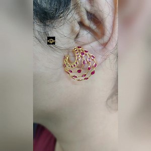 3.6K views · 103 reactions | 14 carat bis hallmark light jewellery For any query & booking please do WhatsApp 9073766134 | Lavya jewels | Facebook