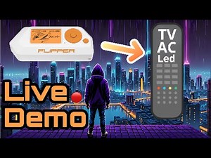 Live Demo: Exploring Flipper Zero's Infrared Capabilities | TV, LED Lights, and Universal Remote!