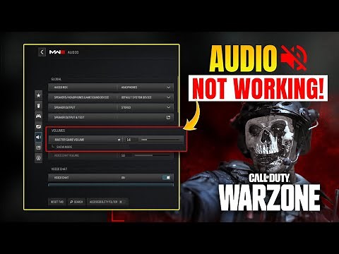 How to Fix Warzone Audio Not Working on PC | Call of Duty Audio Problem