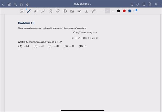 2024年AMC12B第13-15题视频解析