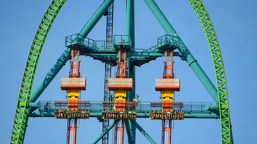 Der höchste Freefall-Tower der Welt – fast 130 Meter freier Fall