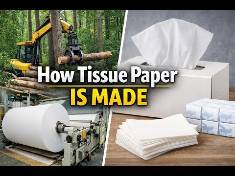 How Tissue Paper Is Made | From Forest to Packaging Step by Step
