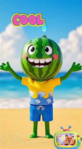 Talking Watermelon 😂🍉 | Funny Kids Short Animation #shorts #ytshorts #shortsfeed