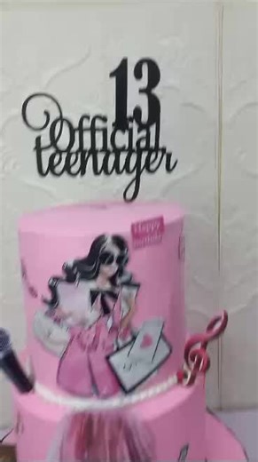 Customized 13th Birthday Cake for Daughter | Cake Making Video