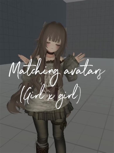 Matching Girl x Girl Avatars in VRChat