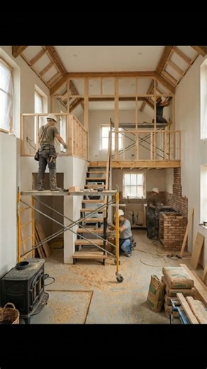 Construction to Cozy Dream Loft | Incredible Tiny House Transformation Before & After Design