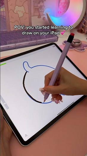 Drawing on my iPad 💗✏️ apple pencil | digital art | iPad drawing