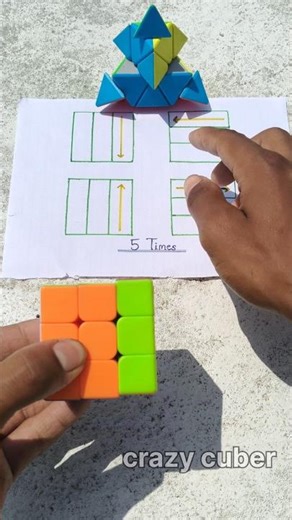 3 by 3 rubik's cube solve the magic tricks 🧩 #rubikcube #ytshorts #puzzle #cubing #yotricks #cube