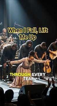 When I Fall, Lift Me Up |This Powerful Worship Lyric Video.