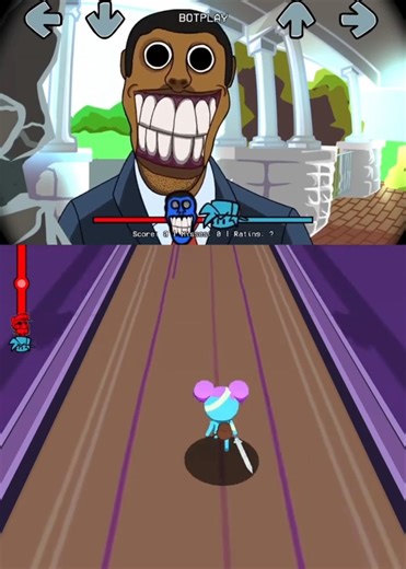 FNF Music Dash | Hello FNF Ring Cam Mario Horror Vs Obunga - Mod Mobile Game #ringcam #fnf #obunga