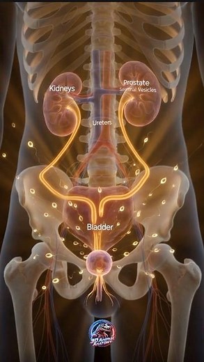 Inside the Male Body: 3D CGI Journey Through the Male Reproductive System👉🏻