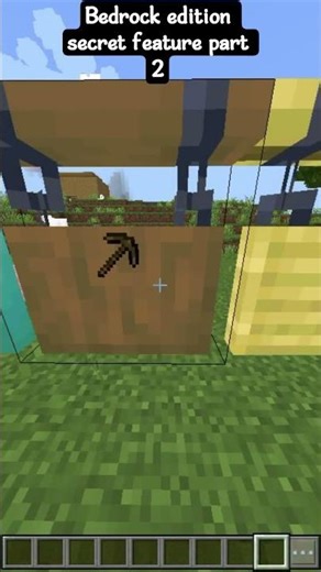 Minecraft pe secret feature #minecraftsecrets