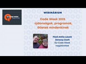 Code Week 2025 – újdonságok, programok, ötletek