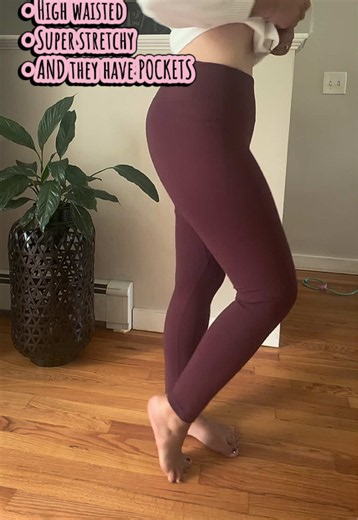 These buttery-soft high waisted leggings are a workout essential! Stretchy, comfy, flattering, AND they have pockets! Perfect for the gym, running, yoga, errands or just lounging. 🖤 #TikTokShopFinds #TikTokMadeMeBuyIt #Leggings #WorkoutLeggings #GymWear