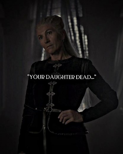 Alicent Melukai Tangan Rynera Funeral Scene