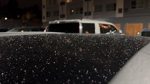 2.5K views · 139 reactions | (6 P.M.) Surfaces are turning slick in Beaverton with ice pellets being the main precip. type. As the layer of cold air turns more shallow (above ground level), ice pellets will transition to sleet/freezing rain. If you can avoid the roads from here on out, . | Meteorologist Jeff Forgeron | Facebook
