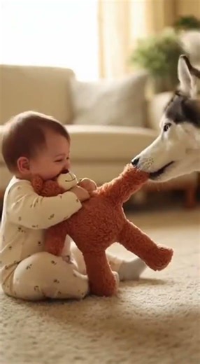 Baby Husky’s First Howl – Cutest Sound Ever! 🎶