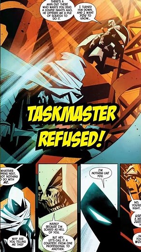 Taskmaster Is Terrified Of Moon Knight🤭