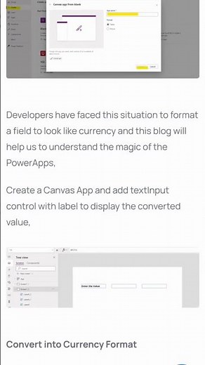 Power Apps – Convert Text Into Currency ($) Format.