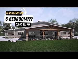 2 Story Barndominium Home With 6 Bedrooms???