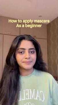 How to apply mascara as a beginner #beginner #application #makup #mascara #exploremore #makeup #fyp