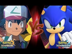 Pokemon Crossover Battle: Ash Vs Sonic The Hedgehog (Sonic Vs Pokémon)