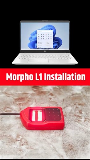 #MorphoL1 Device Installation 2026 | #Idemia 1300E3 Windows 10, 11 | Computer Laptop me Finger Setti