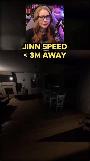 Jinns slow down when they get less than 3m away!