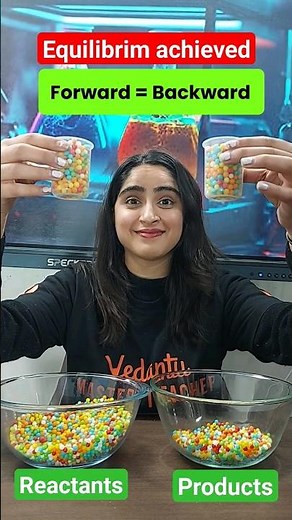 Chemical Equilibrium Demonstration 😱😍 #neet2024 #experiment #neet #neetmotivation #beattheneet