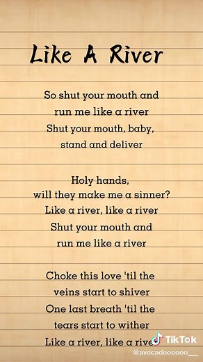 Like a River Lyrics