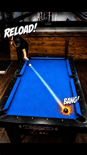 Reload… BANG! 🎱💥 #billiards