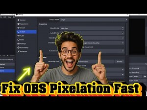How To Fix Recording From Going Pixelated In OBS Studio | Clear Video Guide (2025)