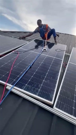 620watt of jinko bifacial solar panels installation #solarpanelinstallation #solar #solarinverter