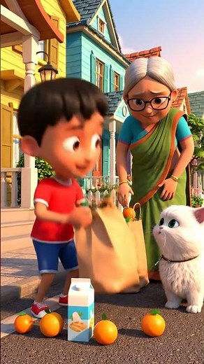 Kids Story Time Fun 3D Cartoon for Children Learning & Moral Animation