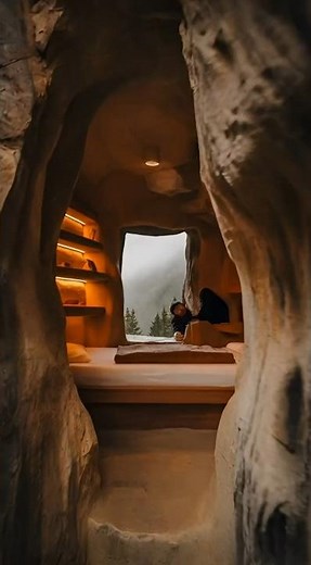 Hidden Mountain Wall Home Build | Secret Cliff House Construction Documentary